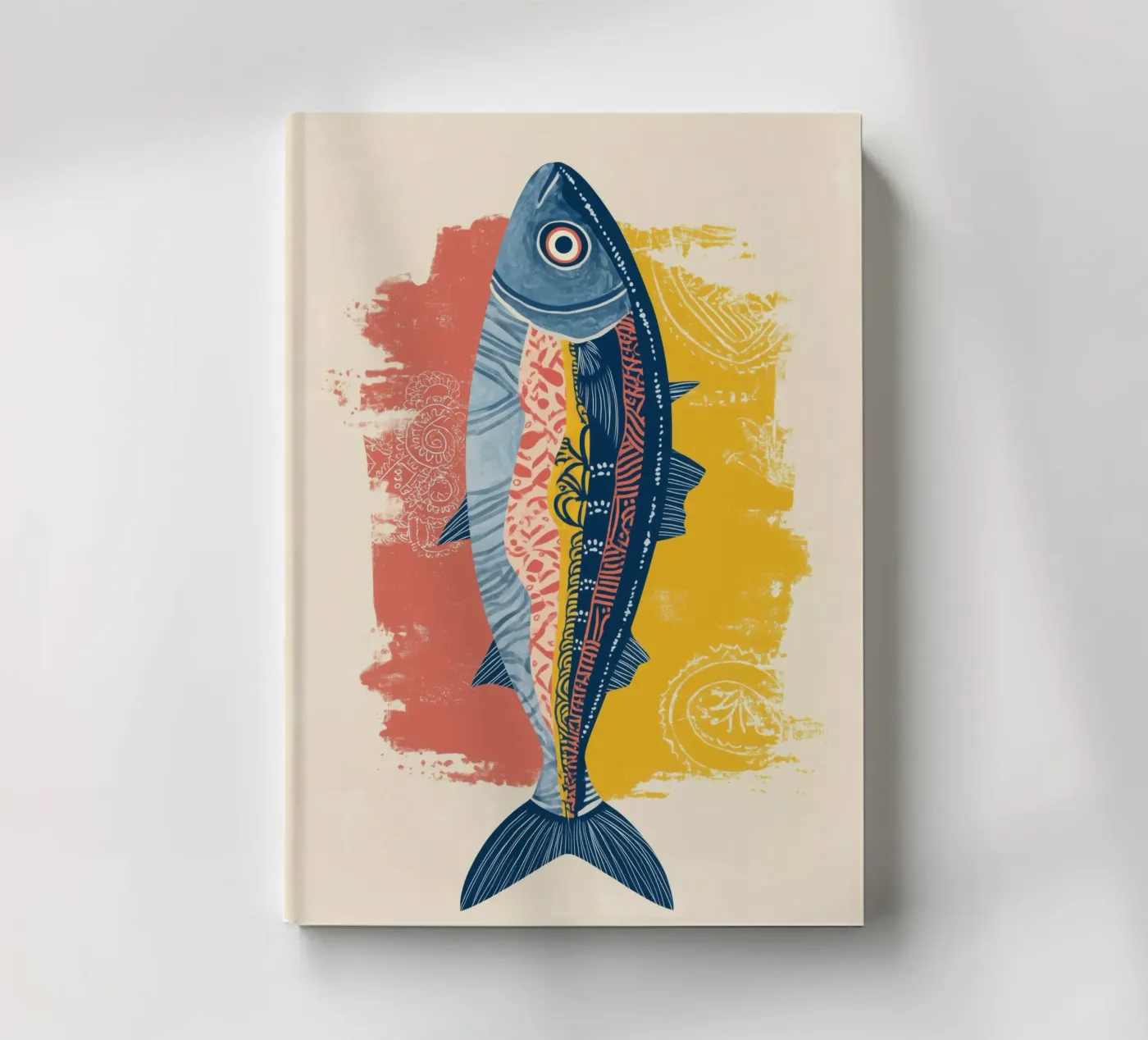 Patterned Fish notitieboek van Luca