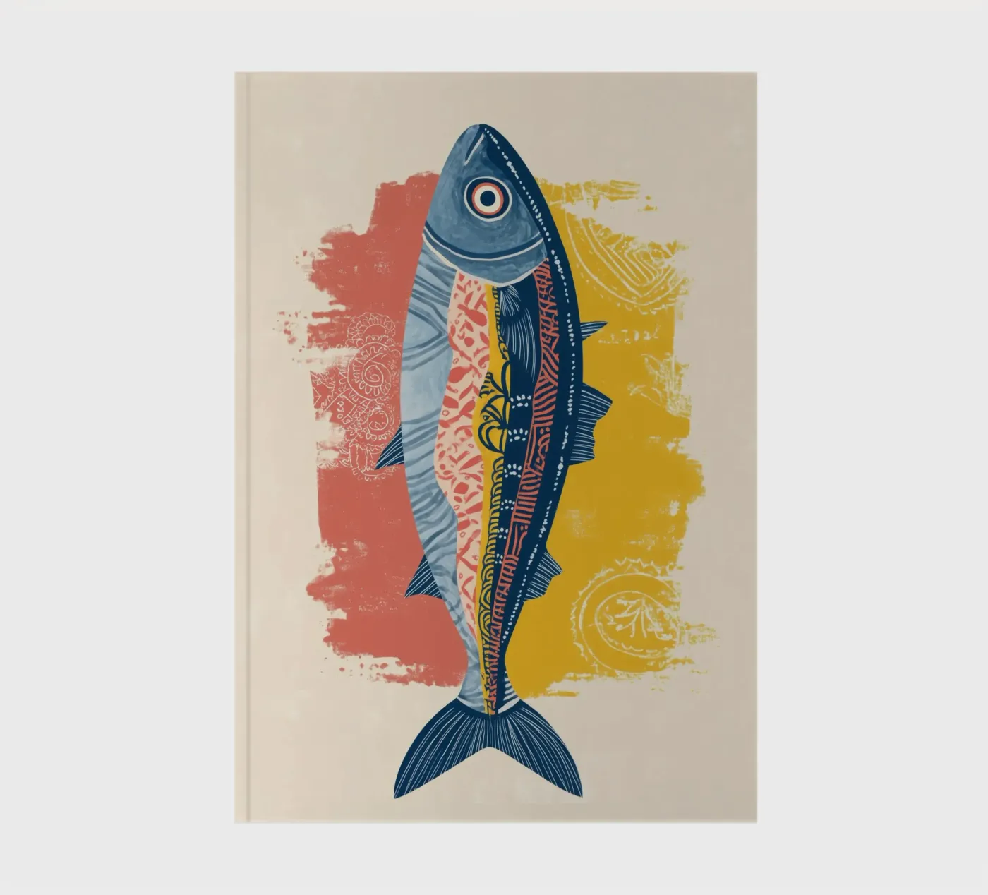 Patterned Fish notitieboek van Luca