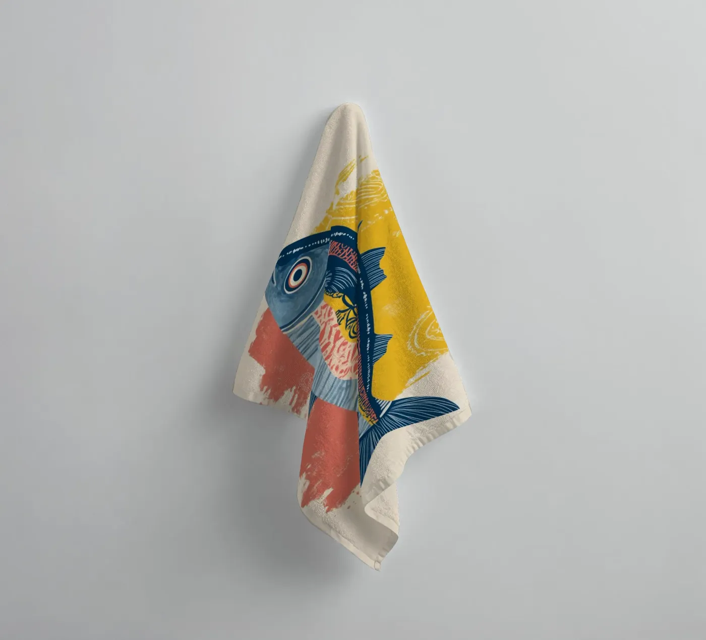 Patterned Fish Handtuch von Luca