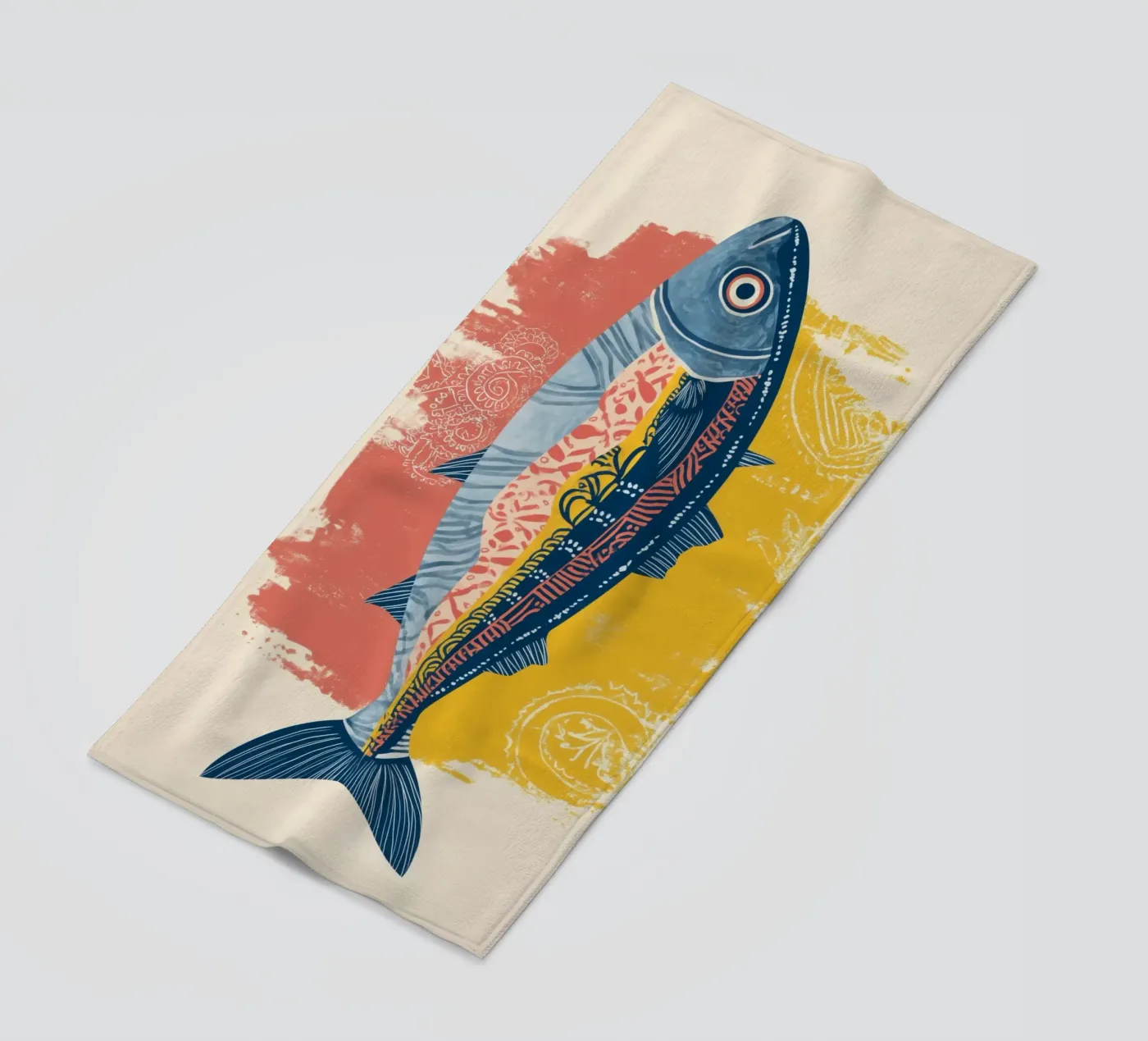 Patterned Fish telo mare da Luca