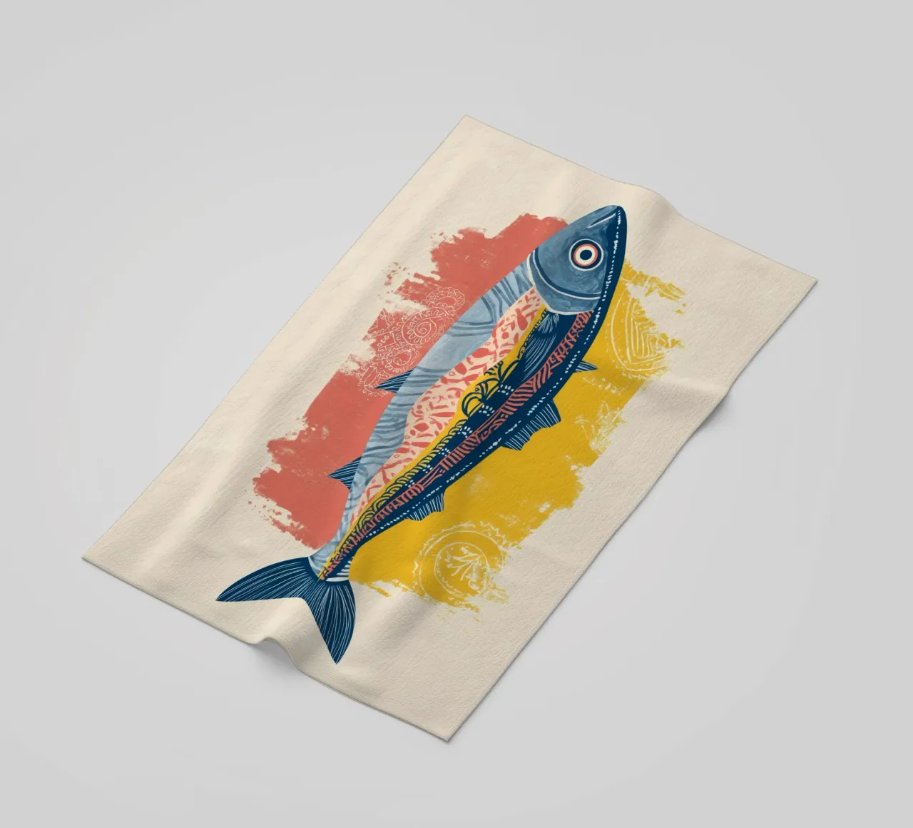 Patterned Fish telo mare da Luca