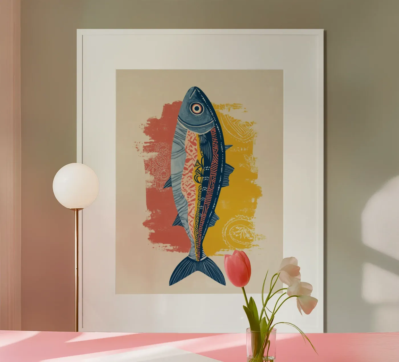 Patterned Fish Poster von Luca