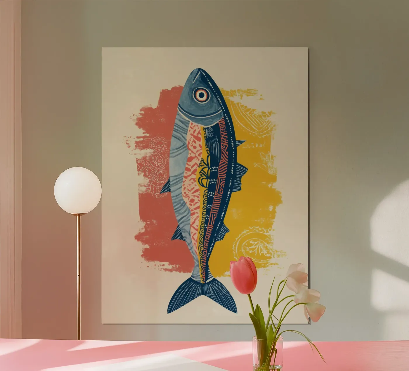 Patterned Fish Poster von Luca
