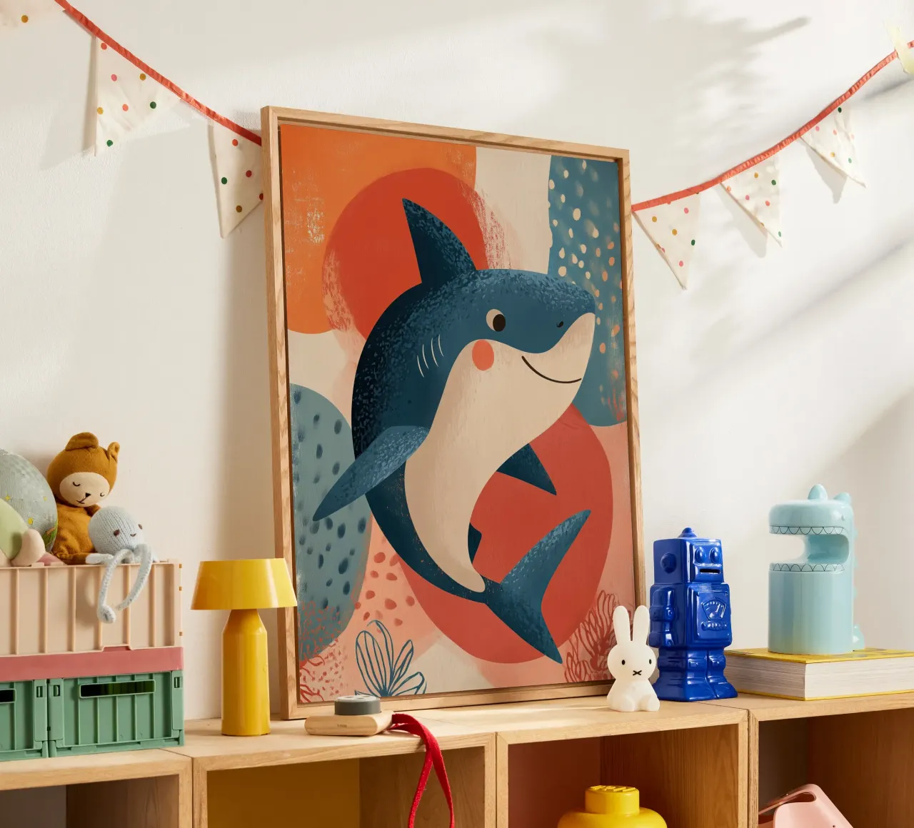 Smiling Shark acrylic glass by Luca