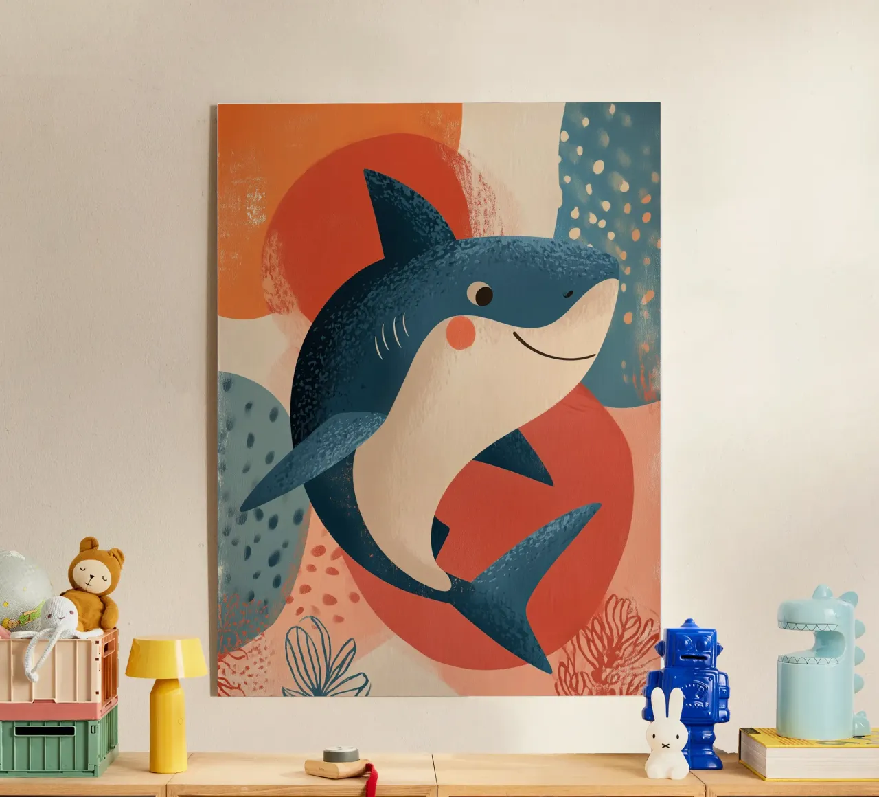 Smiling Shark acrylic glass by Luca