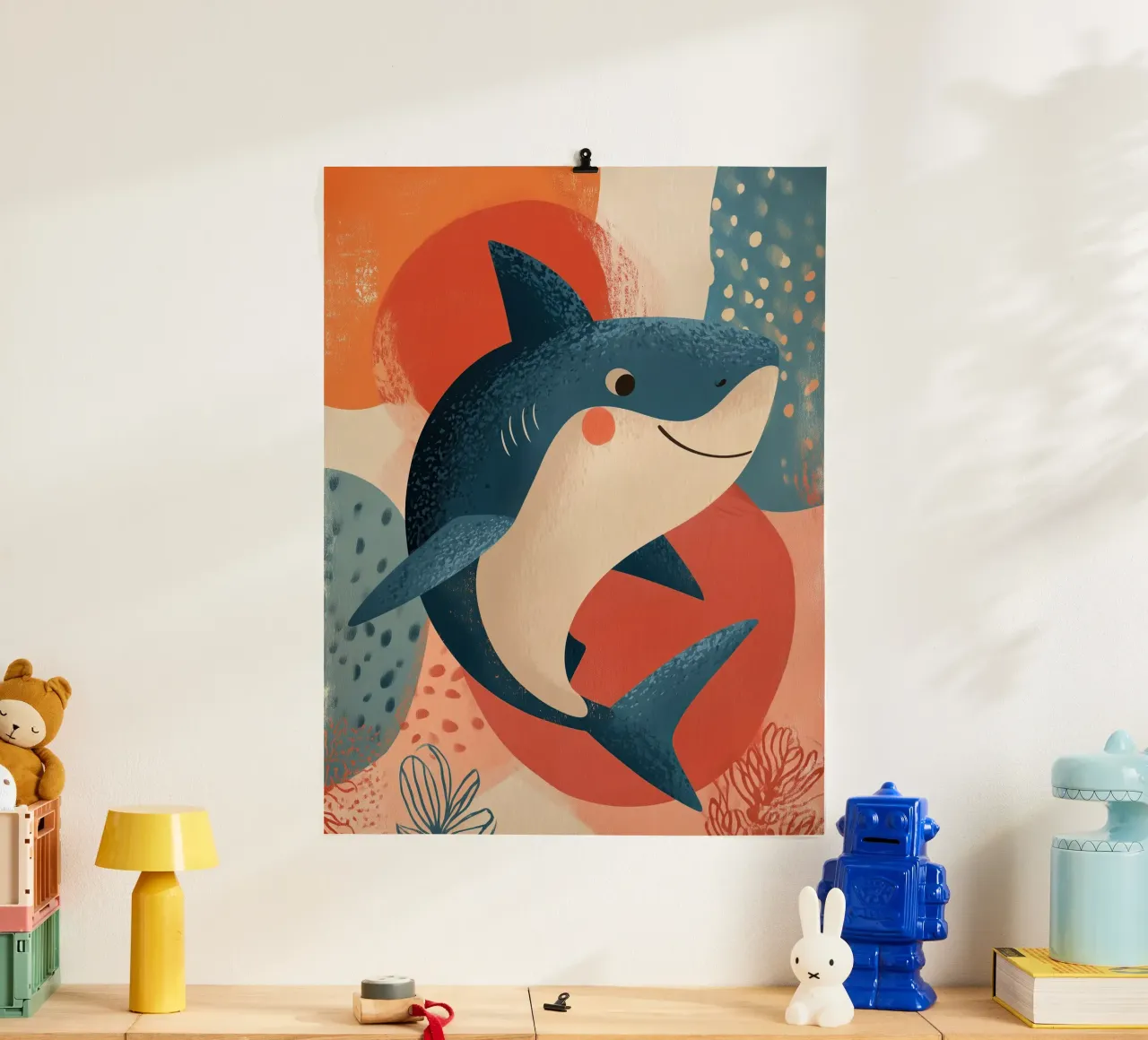 Smiling Shark poster da Luca