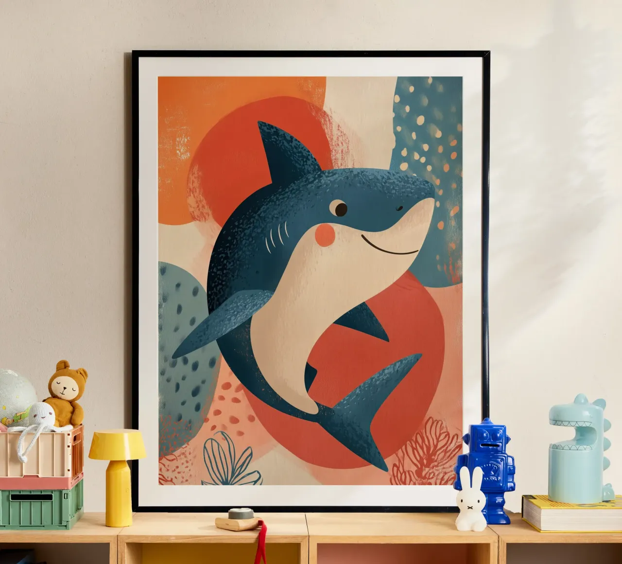 Smiling Shark poster da Luca