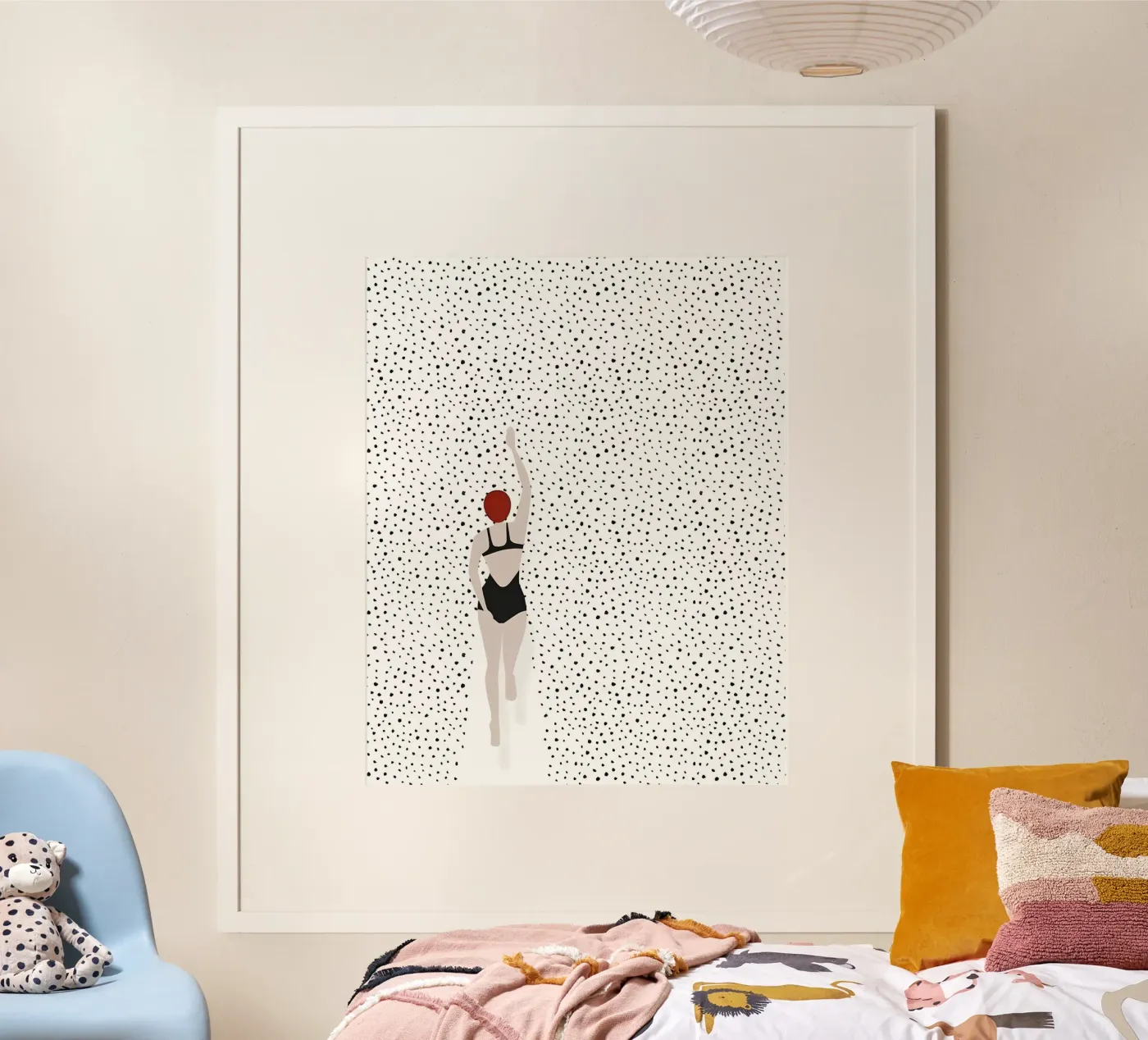 Red Cap Rhythm poster by luxi&lace