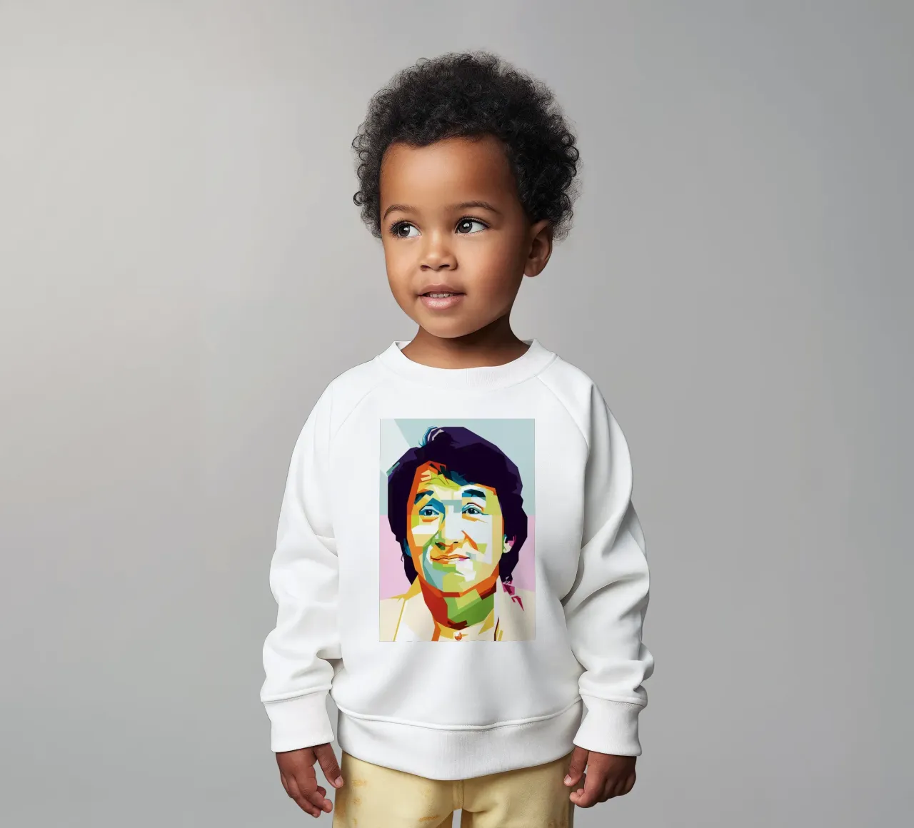 Jackie Chan Style WPAP felpa neonato da SW Artwork