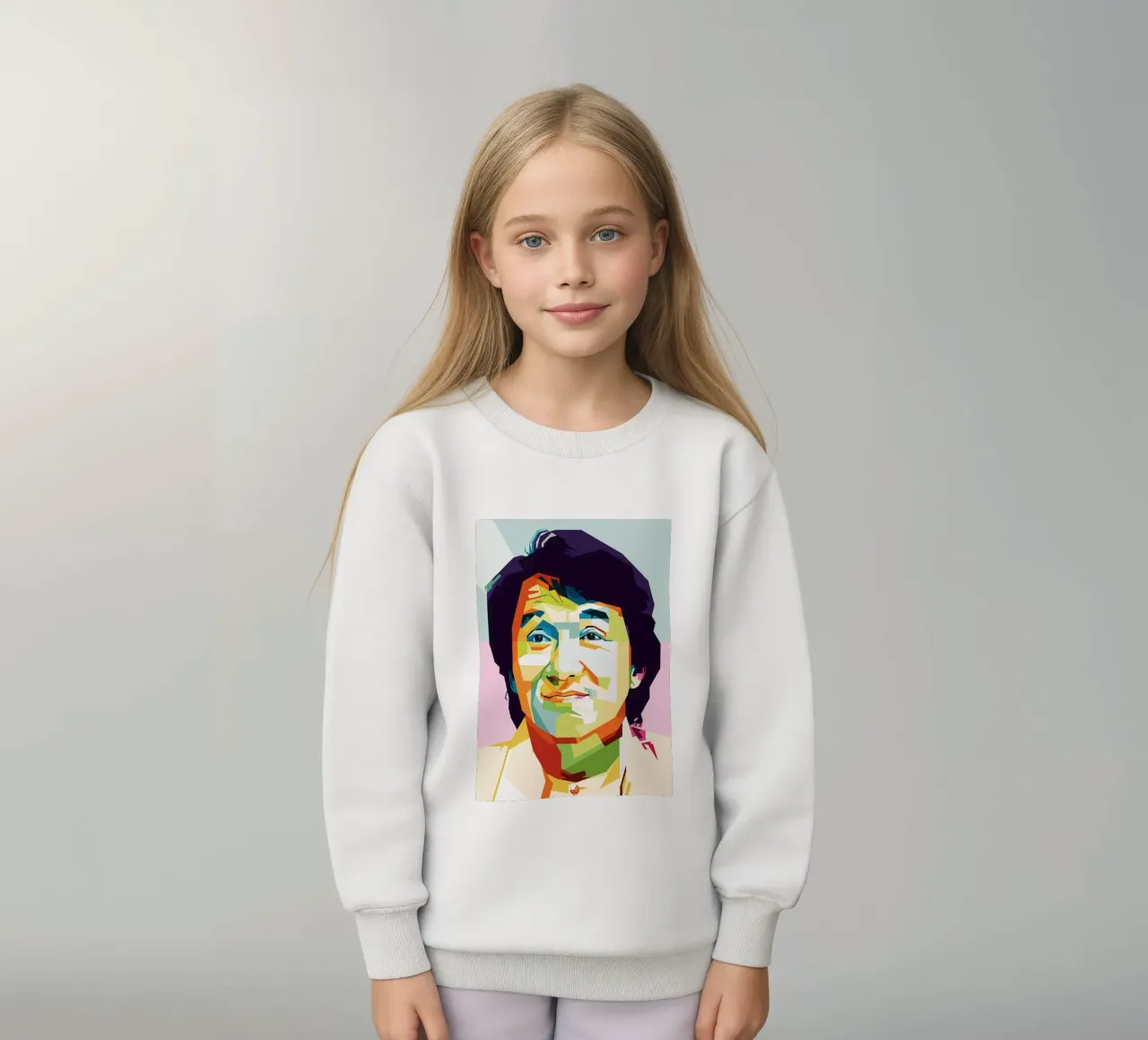Jackie Chan Style WPAP felpa bambino da SW Artwork