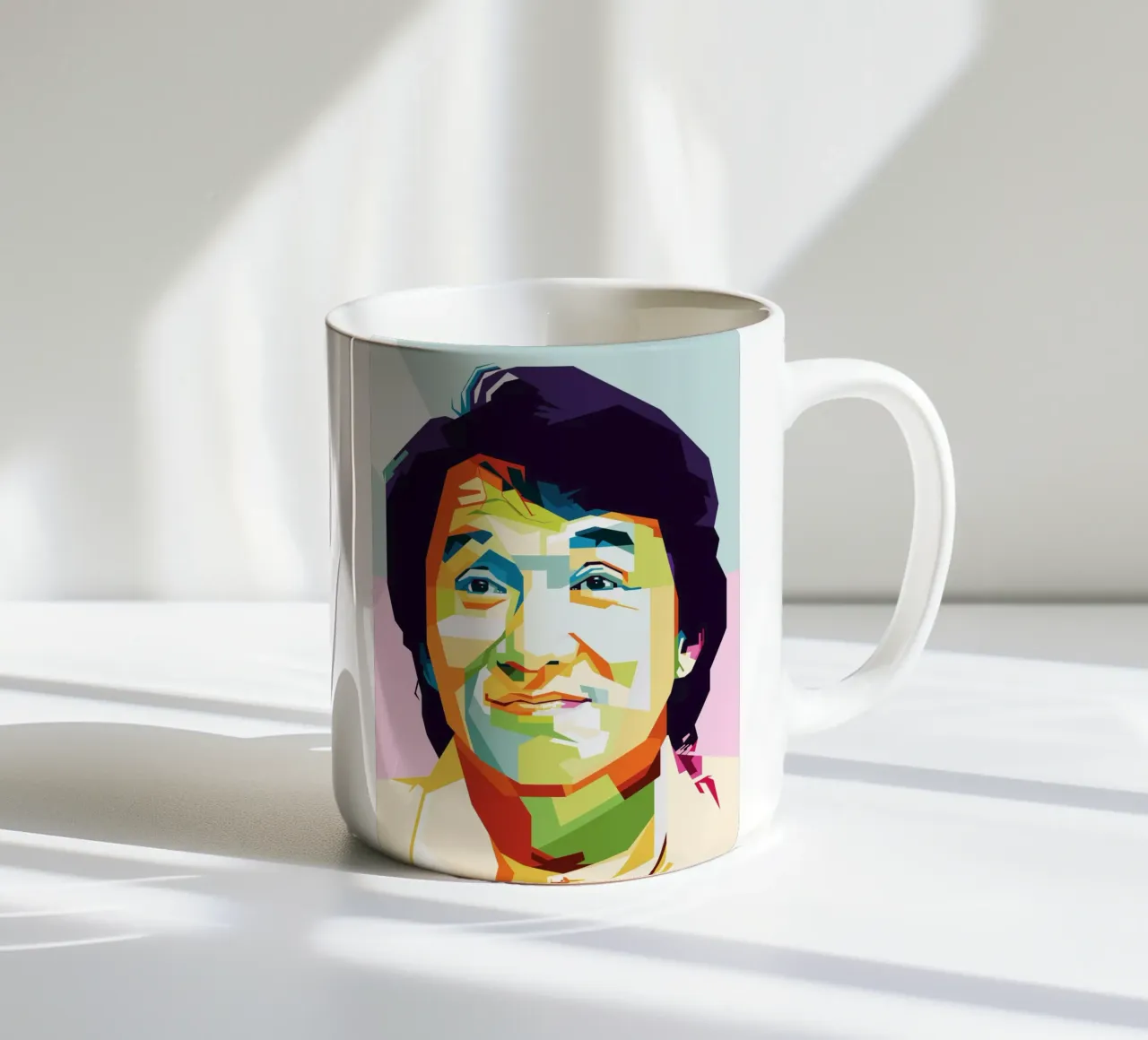 Jackie Chan Style WPAP tazza in ceramica da SW Artwork