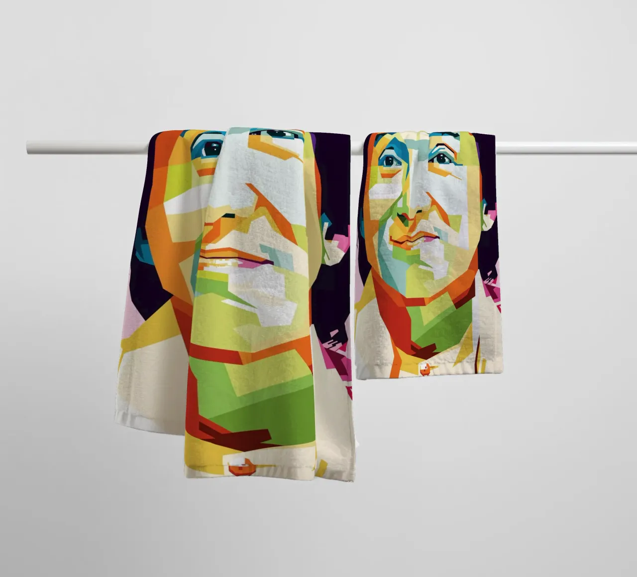 Jackie Chan Style WPAP asciugamano da bagno da SW Artwork