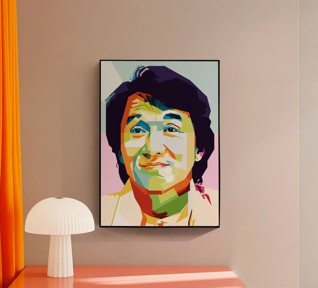 Jackie Chan Style WPAP plexiglass da SW Artwork