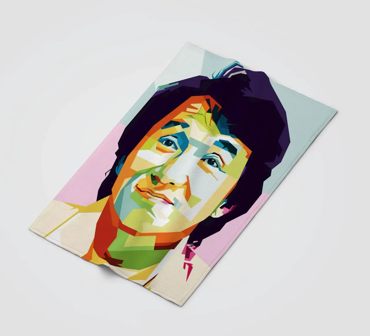 Jackie Chan Style WPAP coperta in pile da SW Artwork