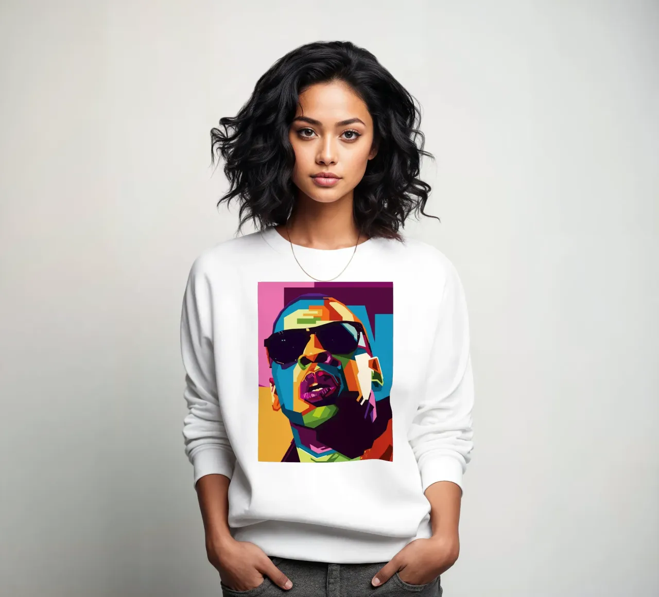 Jay-Z Popart WPAP Sweatshirt von SW Artwork