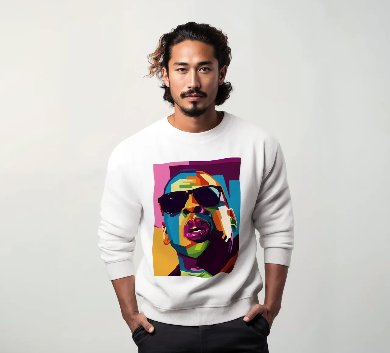 Jay-Z Popart WPAP felpa da SW Artwork