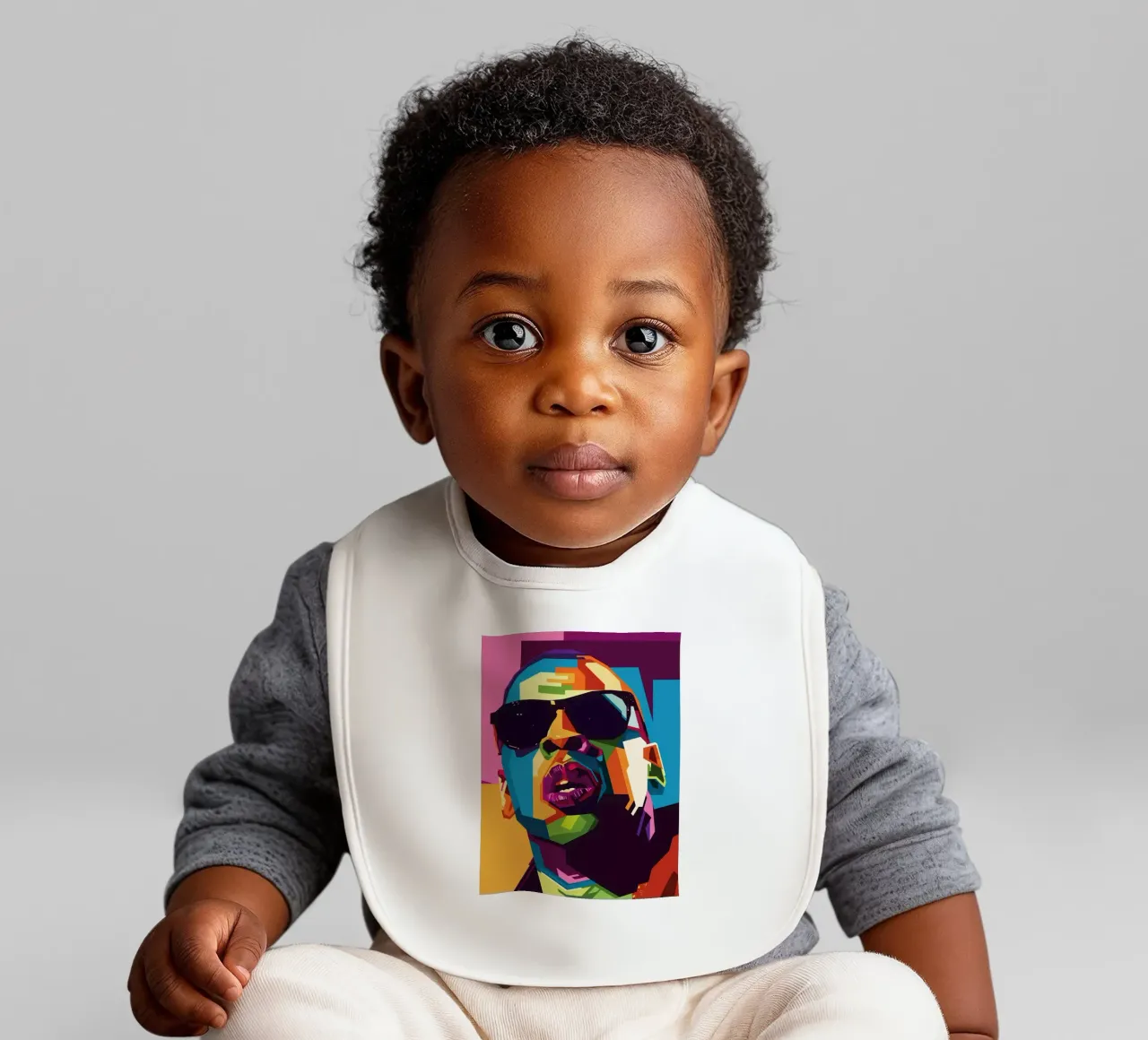 Jay-Z Popart WPAP bavaglino da SW Artwork