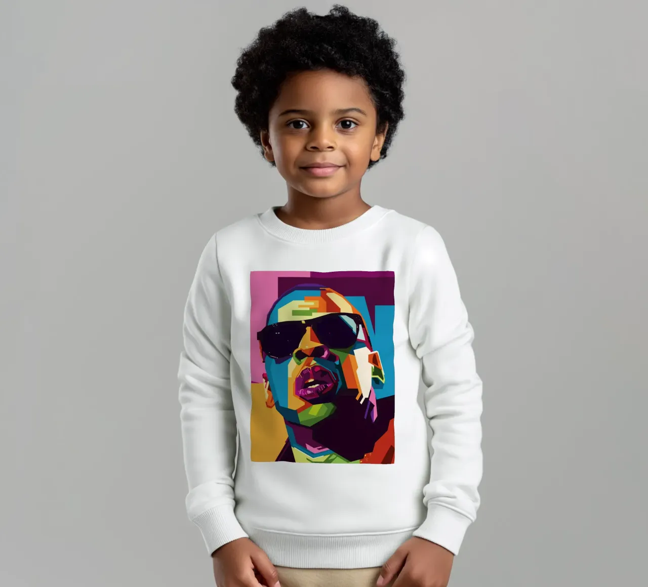 Jay-Z Popart WPAP felpa bambino da SW Artwork