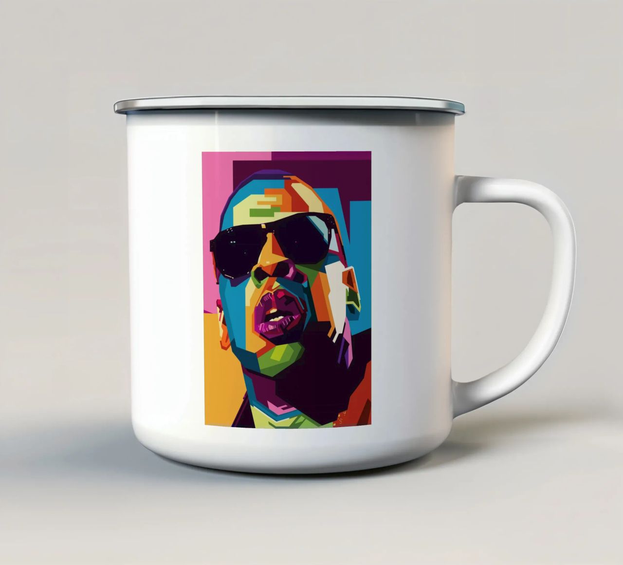 Jay-Z Popart WPAP tazza in smalto da SW Artwork