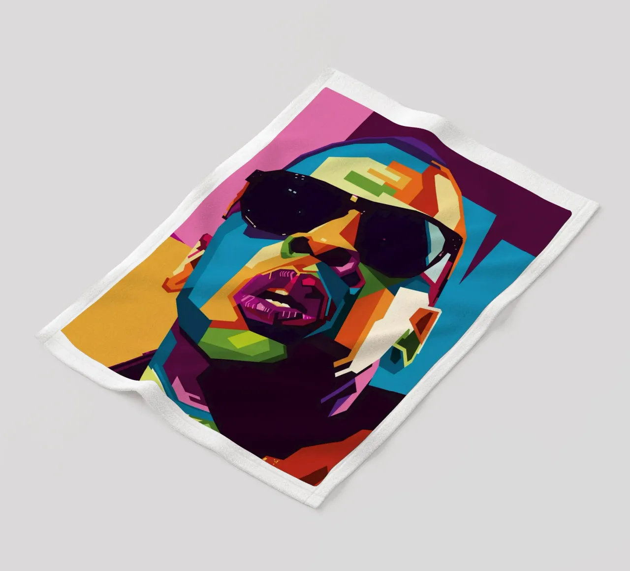 Jay-Z Popart WPAP coperta in pile da SW Artwork