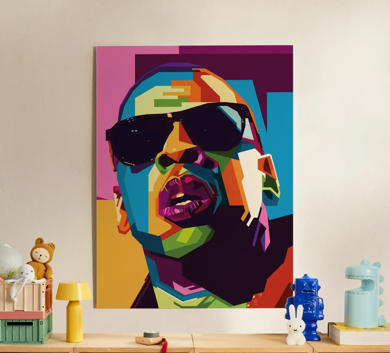 Jay-Z Popart WPAP plexiglass da SW Artwork