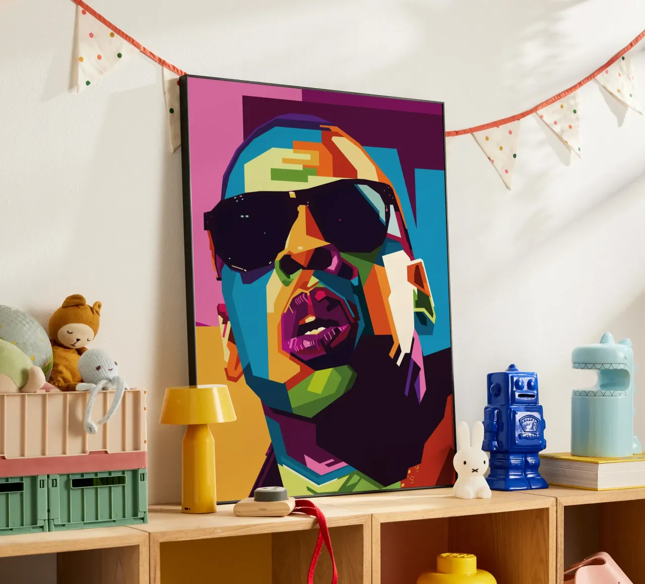 Jay-Z Popart WPAP alluminio dibond da SW Artwork