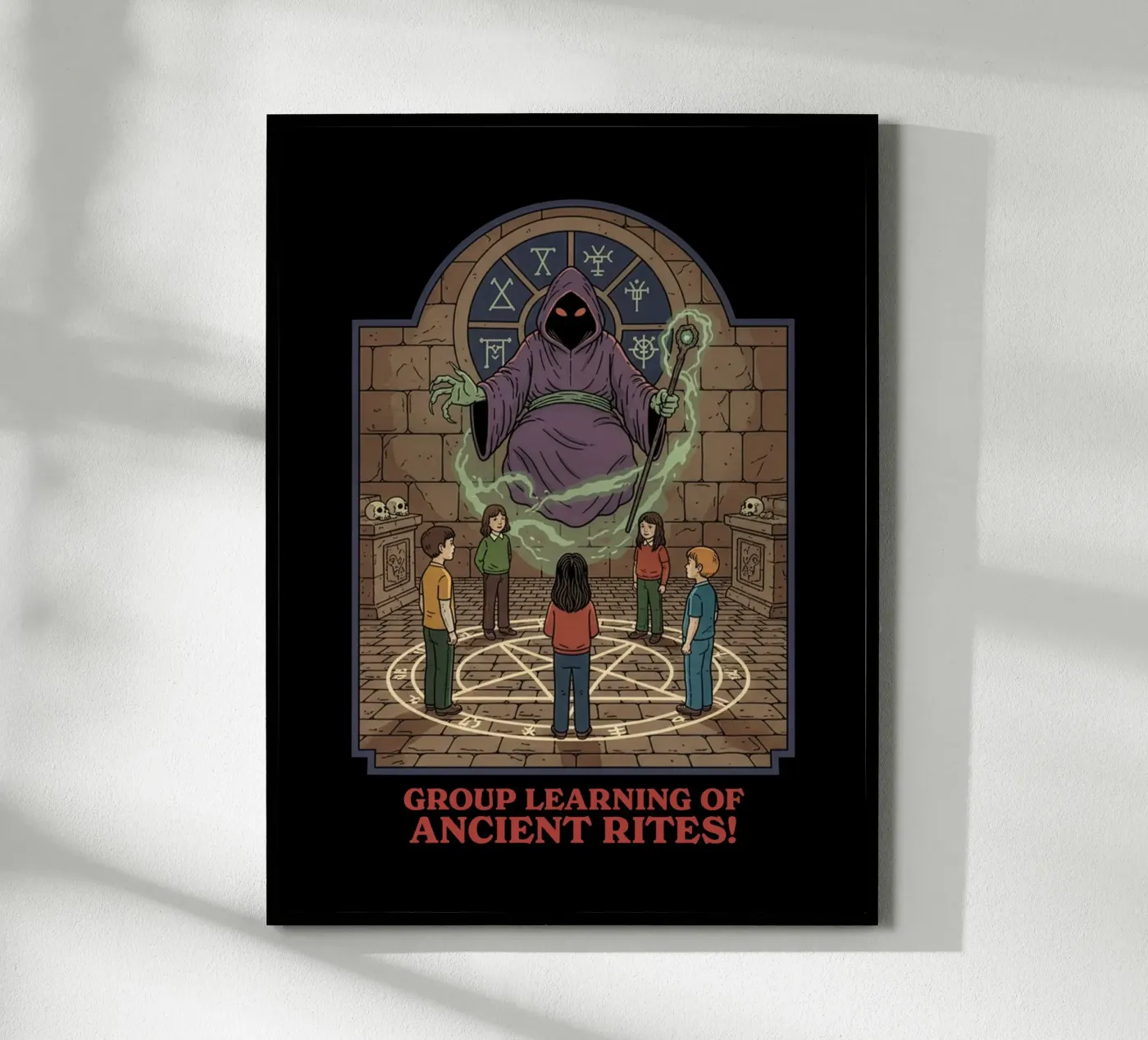 Group Learning Ancient Rites poster by ScaryBoom