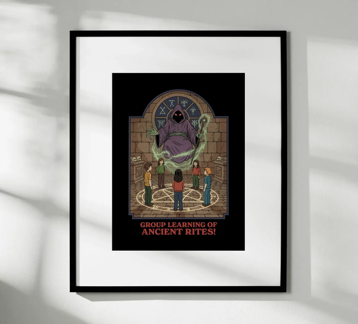 Group Learning Ancient Rites poster by ScaryBoom