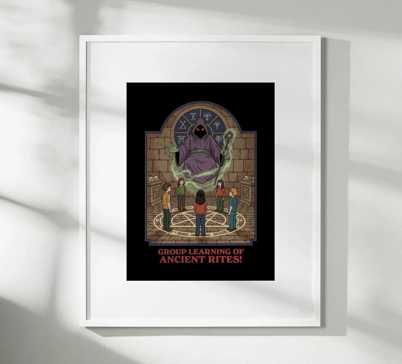 Group Learning Ancient Rites poster by ScaryBoom