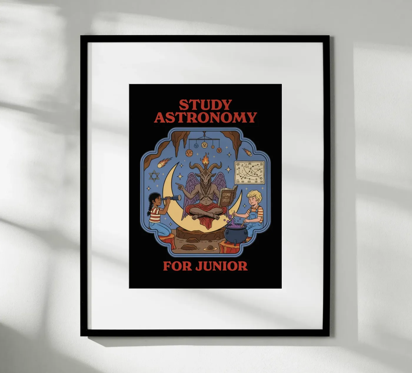 Study Astronomy For Junior poster by ScaryBoom