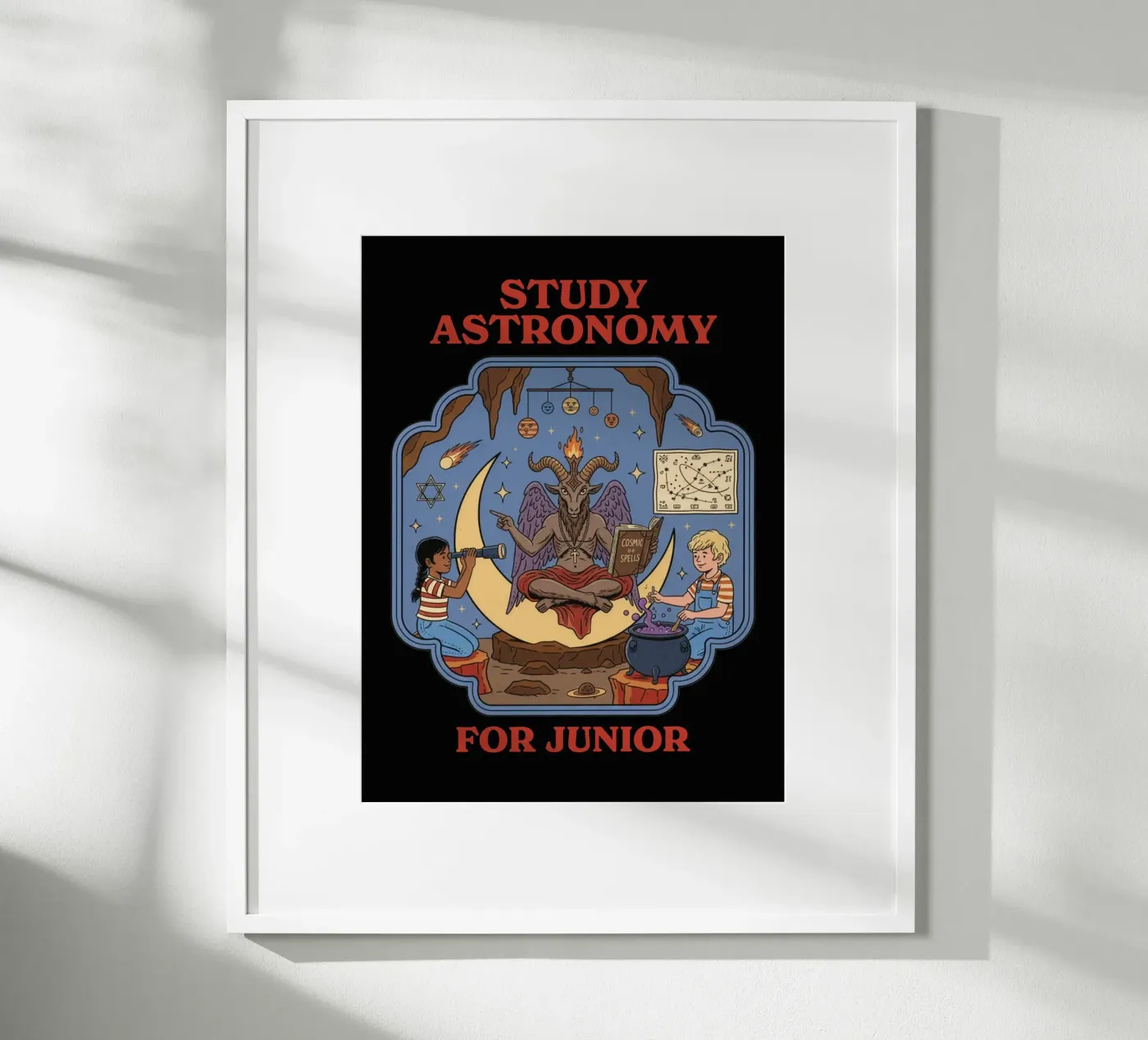 Study Astronomy For Junior poster by ScaryBoom