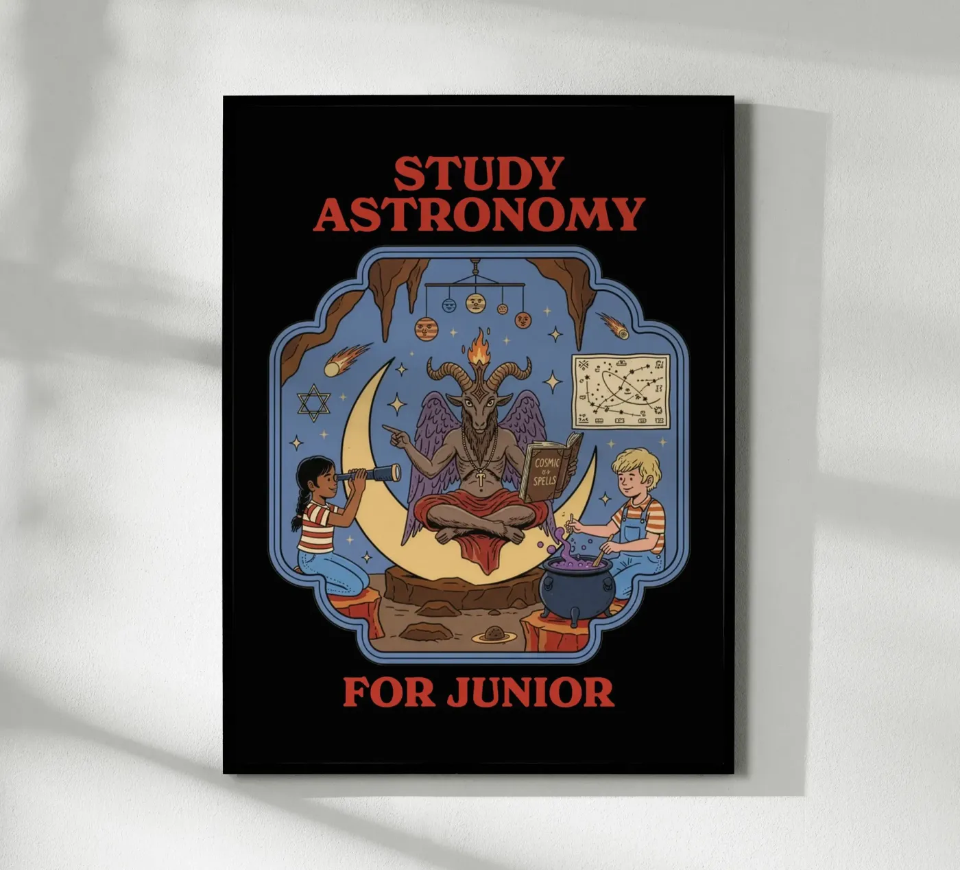 Study Astronomy For Junior poster by ScaryBoom