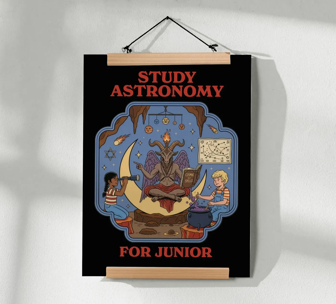 Study Astronomy For Junior poster by ScaryBoom