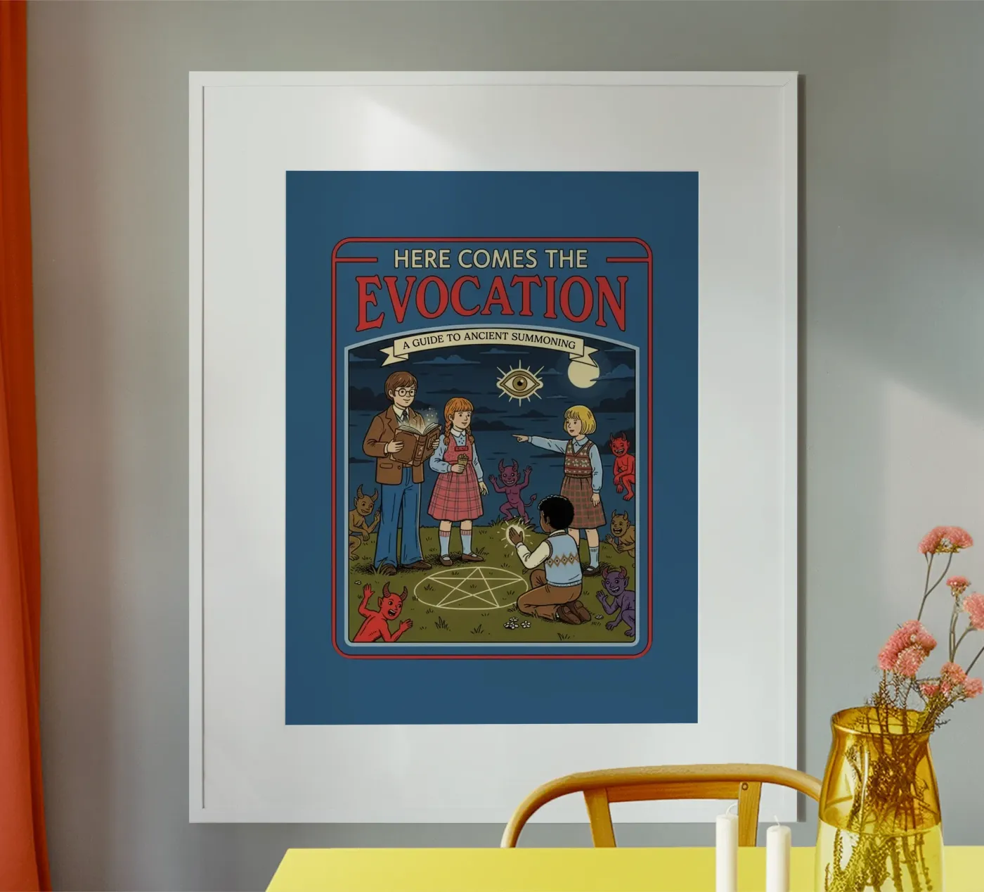 Here Comes The Evocation poster by ScaryBoom