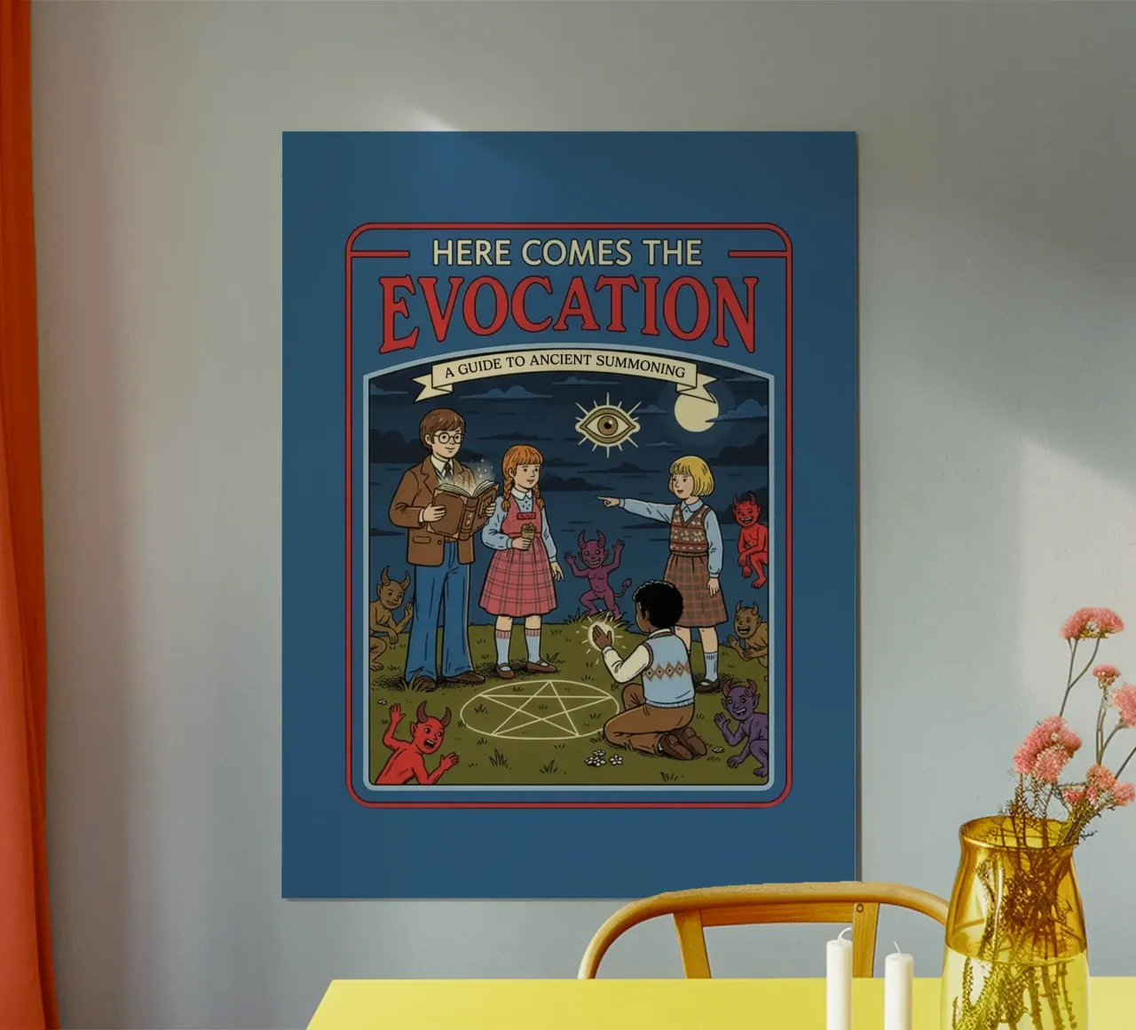 Here Comes The Evocation poster by ScaryBoom