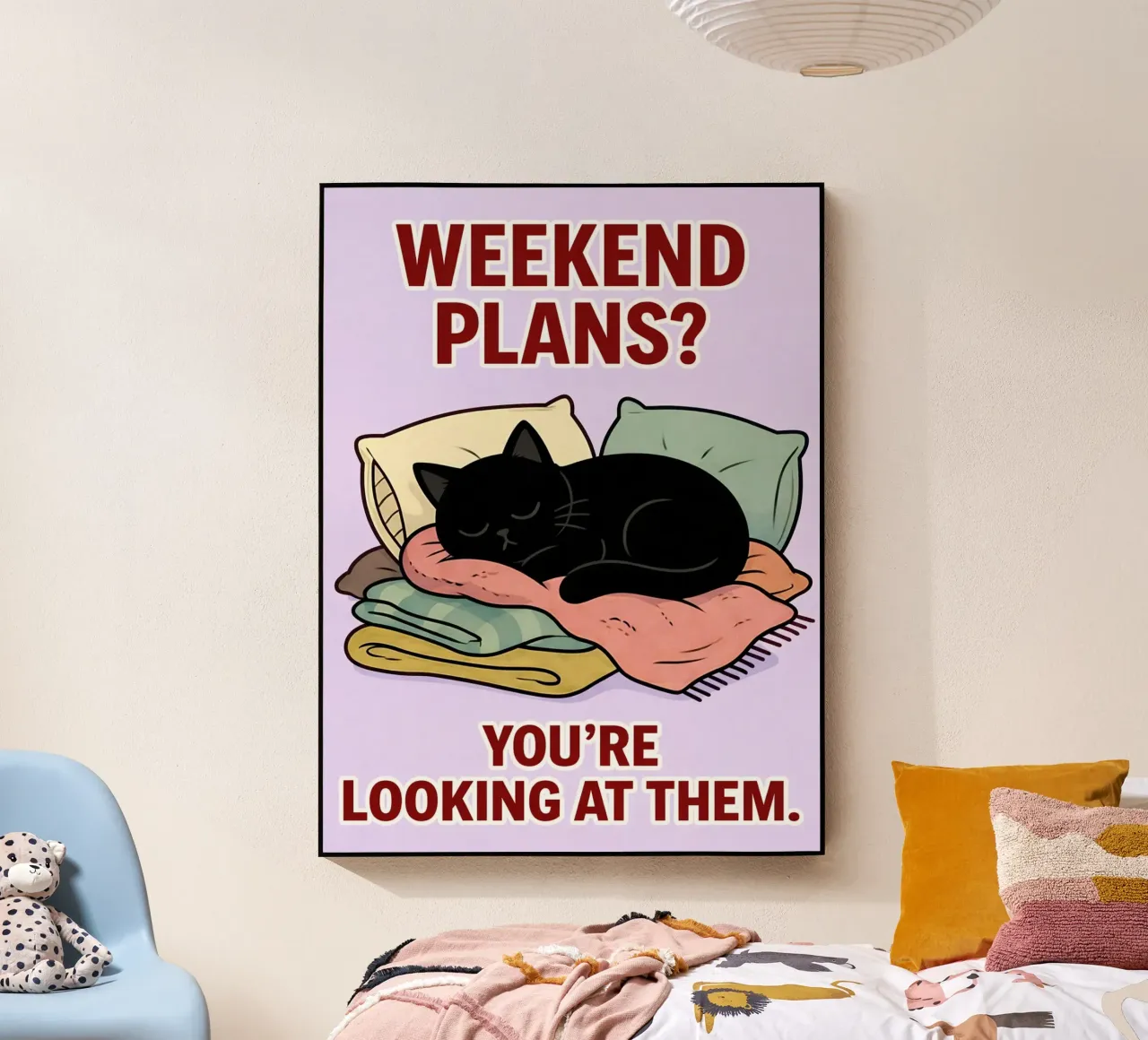 weekend plans acrylic glass by ameera