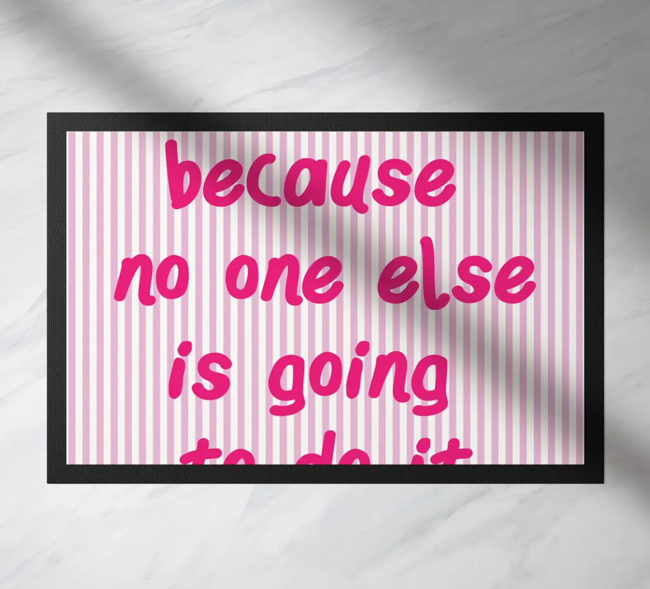 push your self doormat by ameera