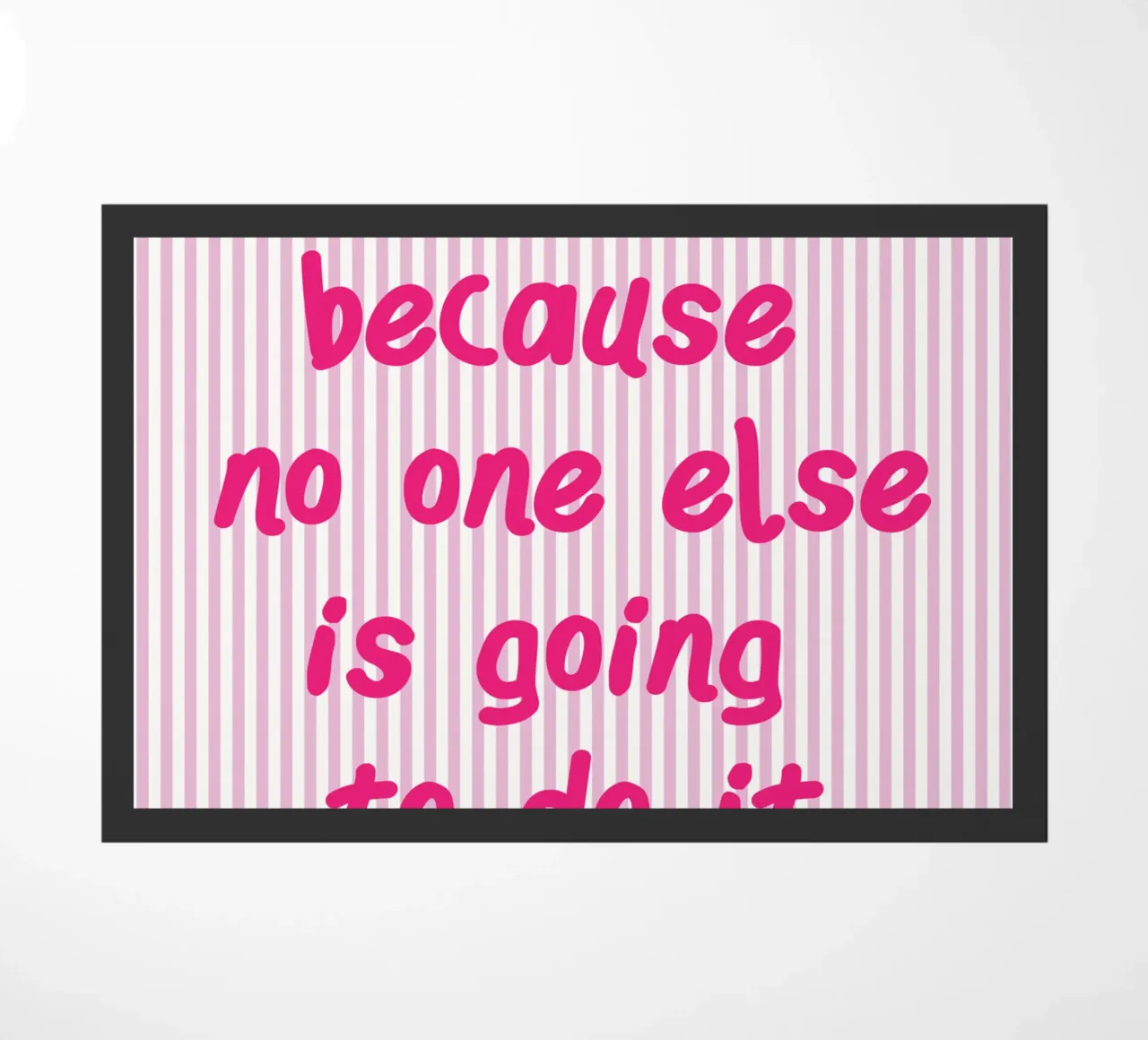 push your self doormat by ameera