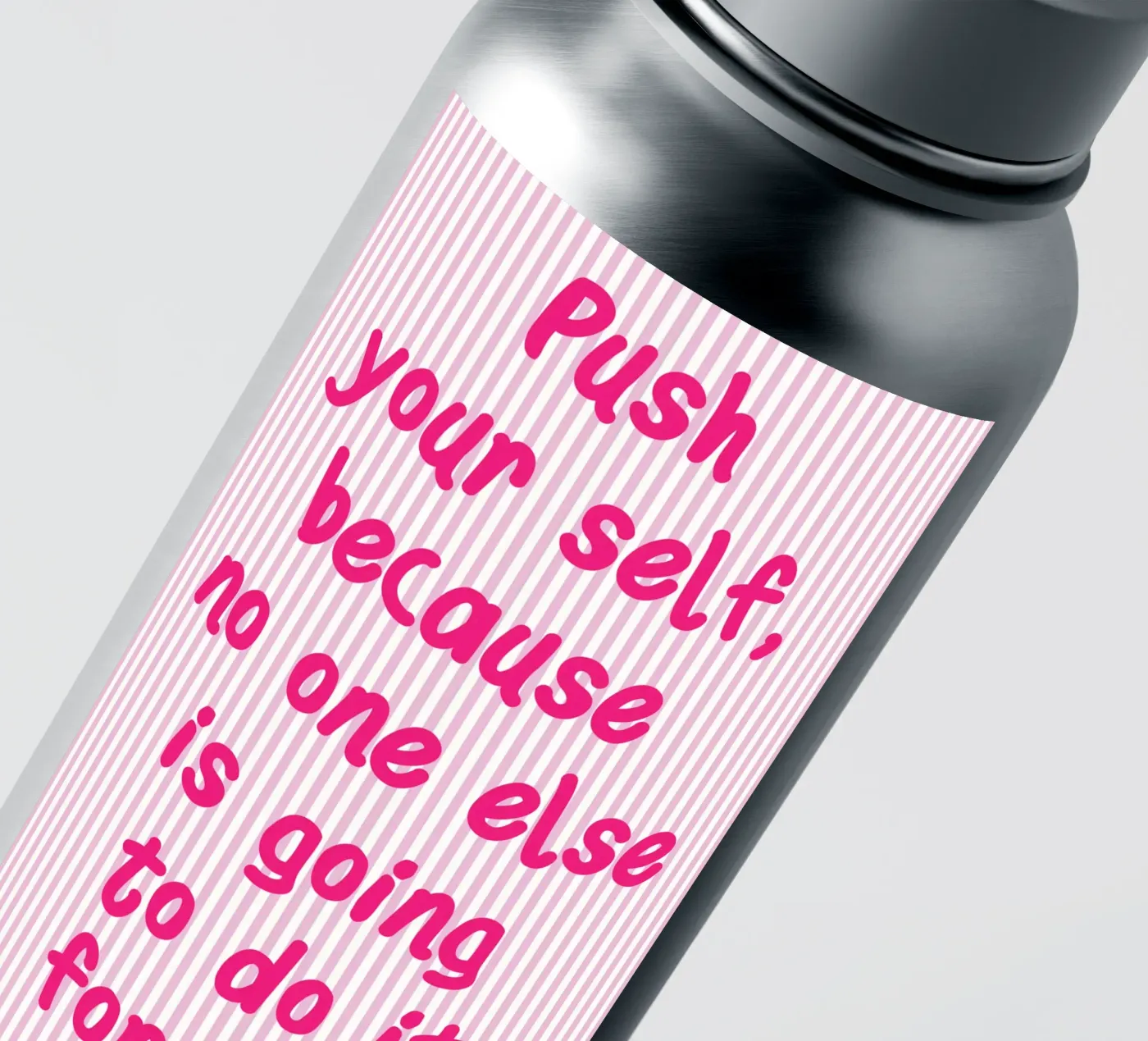 push your self sticker by ameera