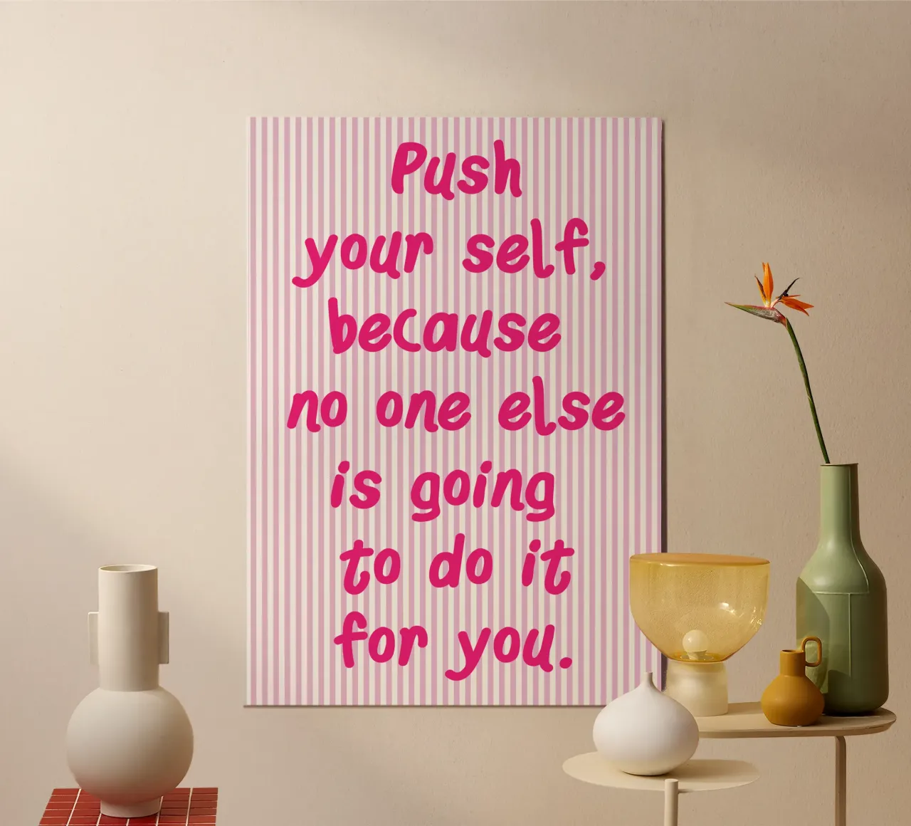 push your self poster da ameera
