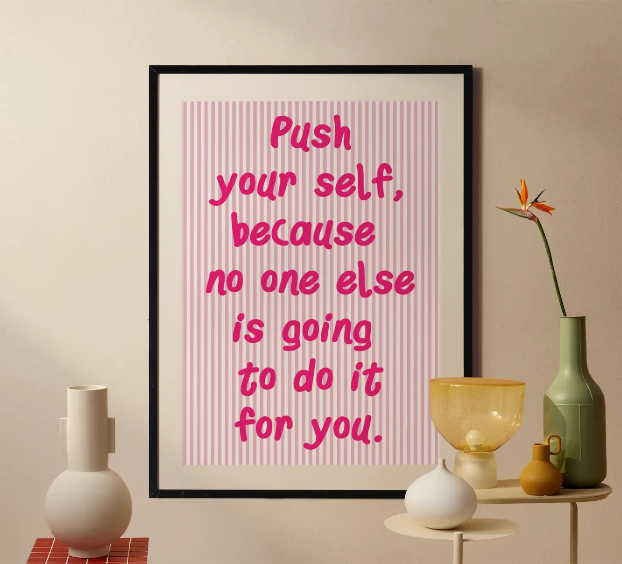 push your self poster da ameera