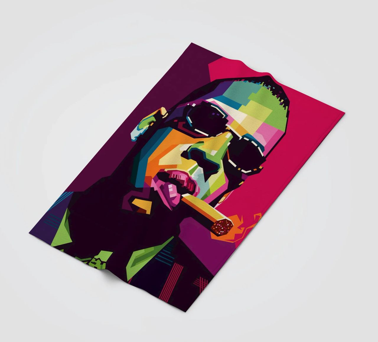 Rapper Style WPAP coperta in pile da SW Artwork
