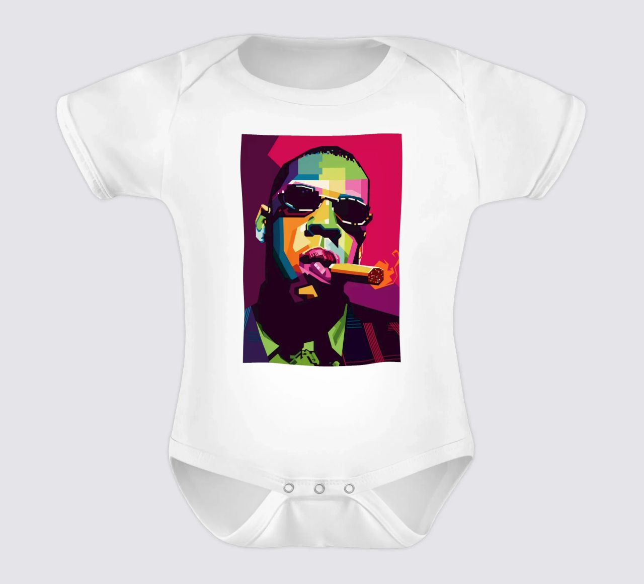Rapper Style WPAP body neonato maniche corte da SW Artwork