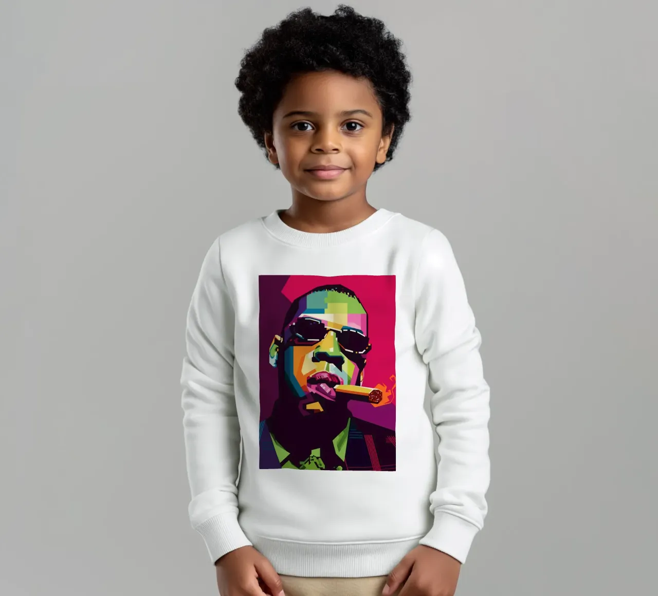 Rapper Style WPAP felpa bambino da SW Artwork