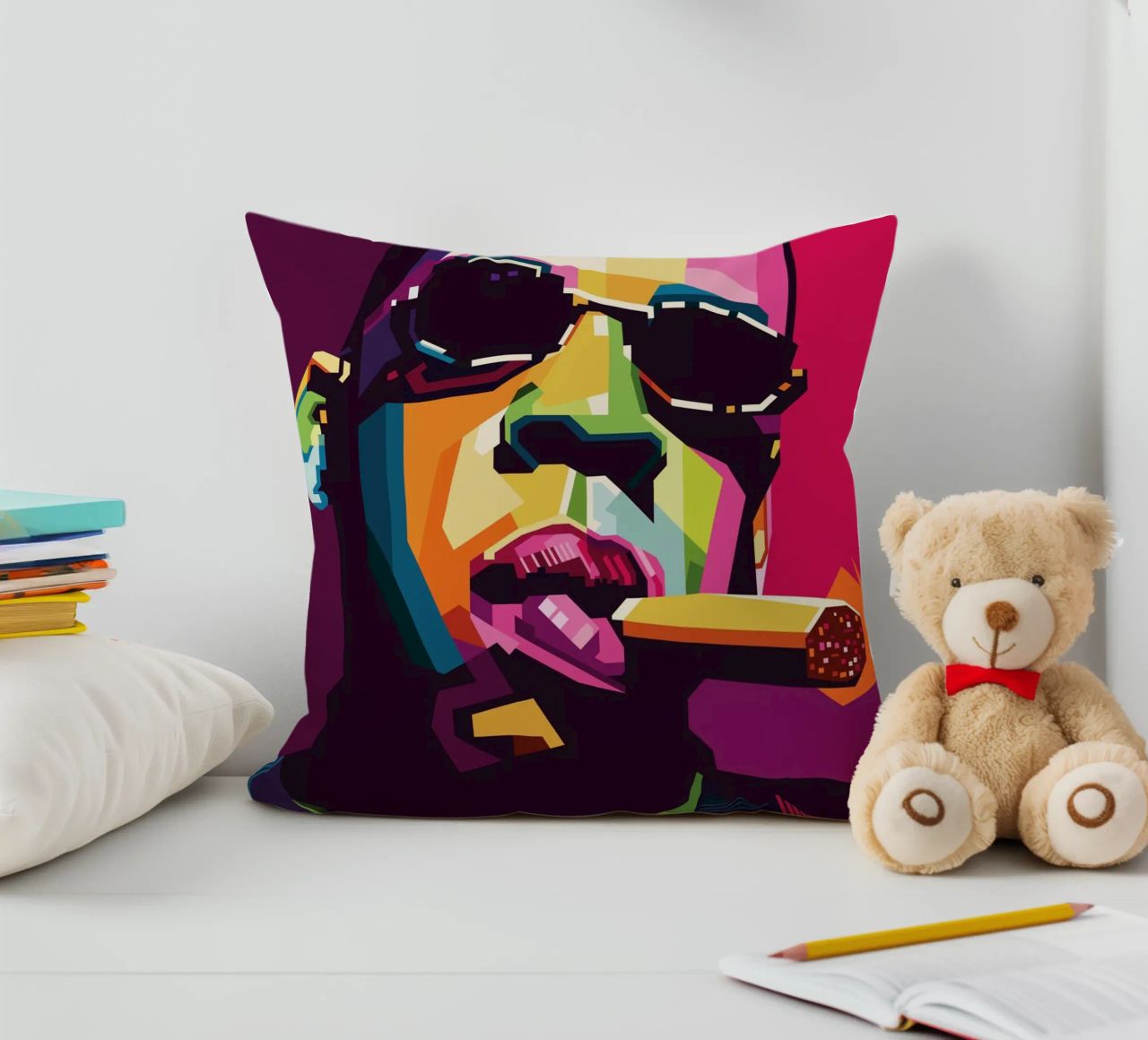 Rapper Style WPAP cuscino da SW Artwork