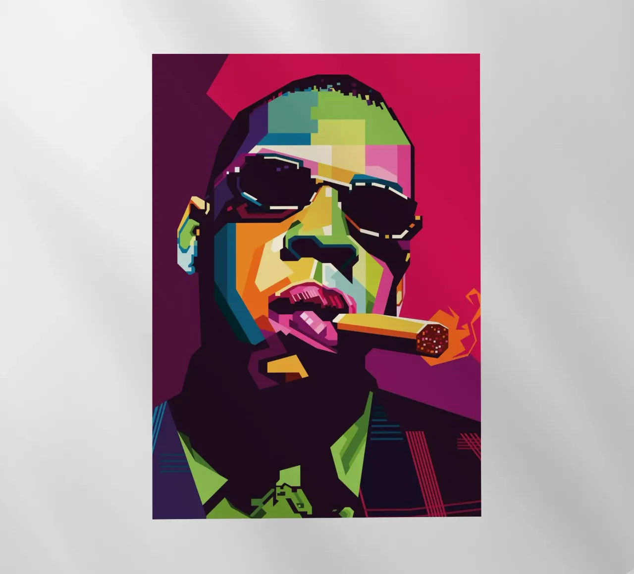 Rapper Style WPAP lámina retroiluminada de SW Artwork