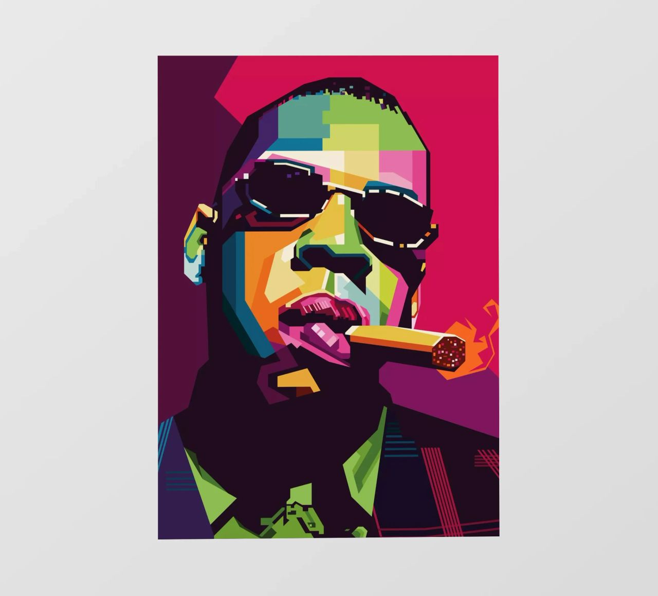 Rapper Style WPAP pellicola backlit da SW Artwork
