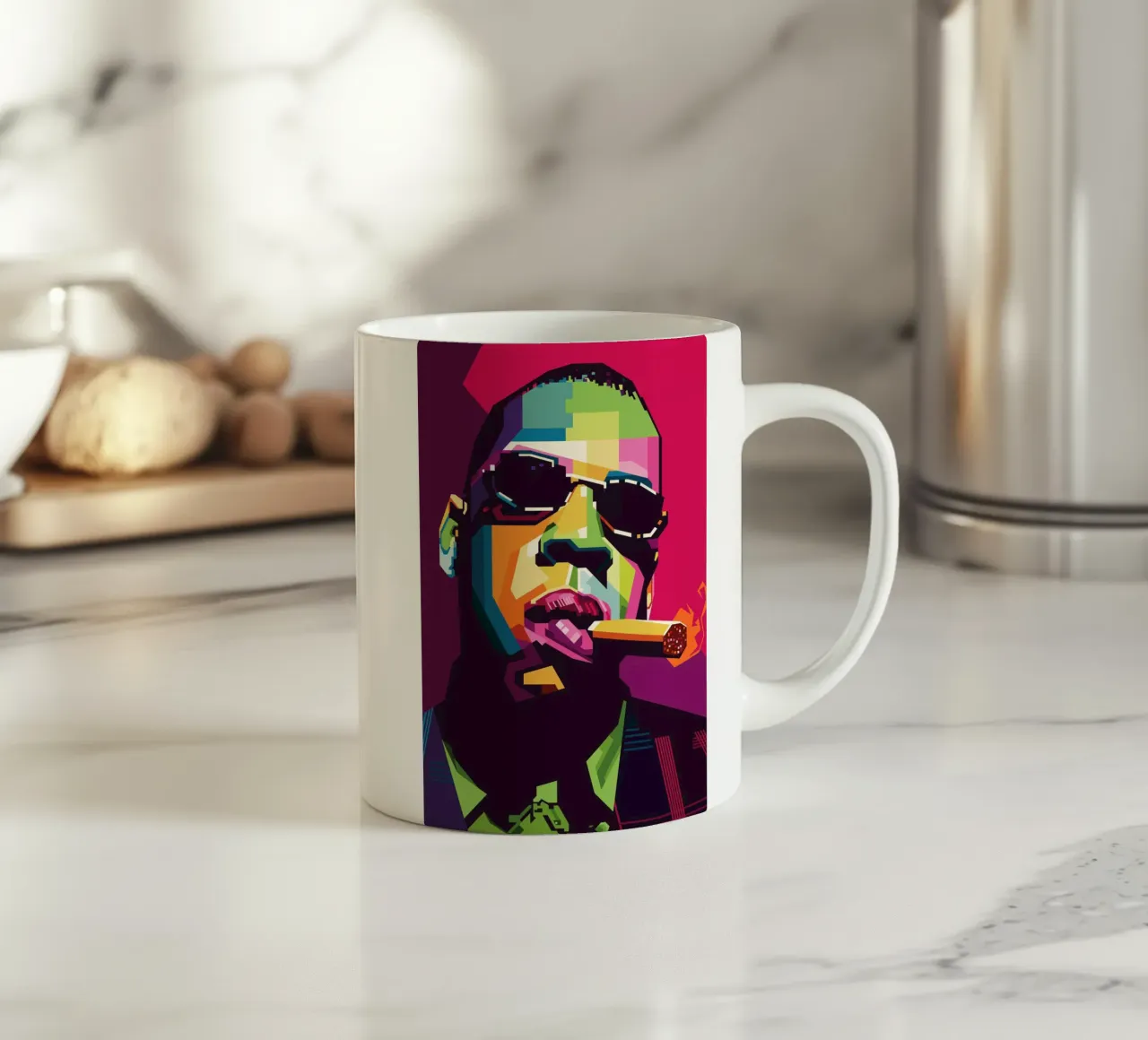 Rapper Style WPAP mug en céramique de SW Artwork