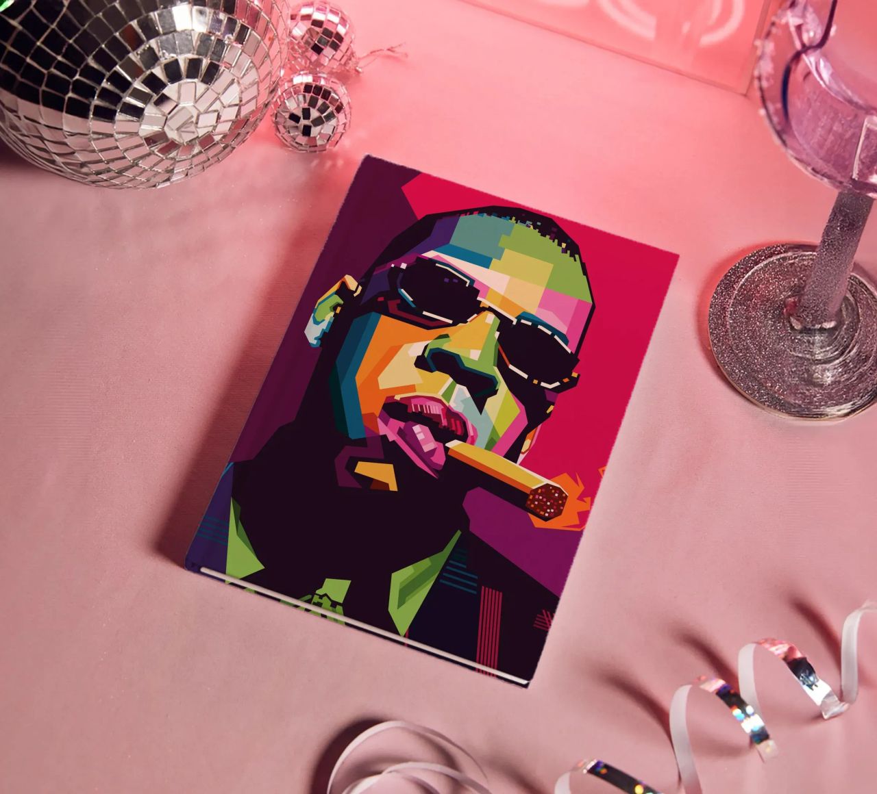Rapper Style WPAP notebook by SW Artwork