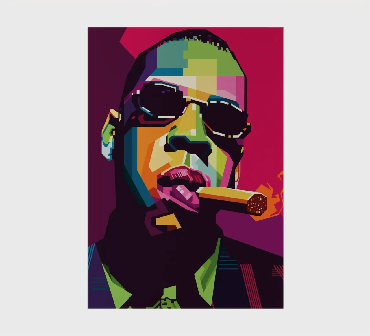 Rapper Style WPAP Notizbuch von SW Artwork